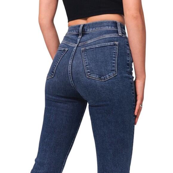 Abercrombie & Fitch Blue Flare Jeans - Picture 9 of 16